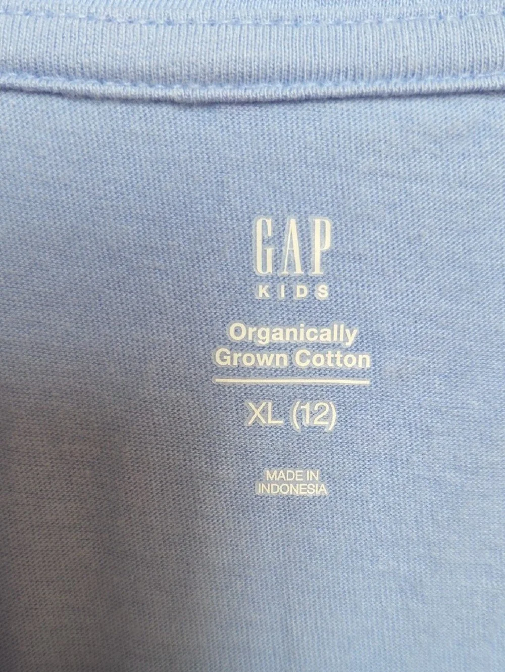 GAP Light Blue Sequin Unicorn Tee